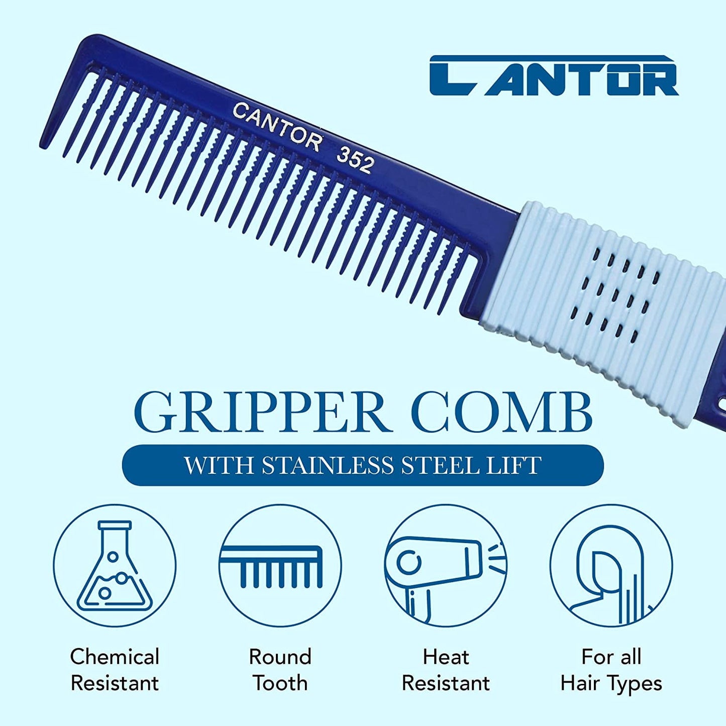 Cantor Lift Teasing Comb and Hair Pick